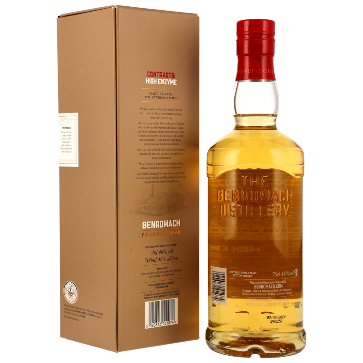 Preview: Benromach Contrasts: High Enzyme 12 Jahre 2012/2024 – 1st Fill Bourbon Barrels